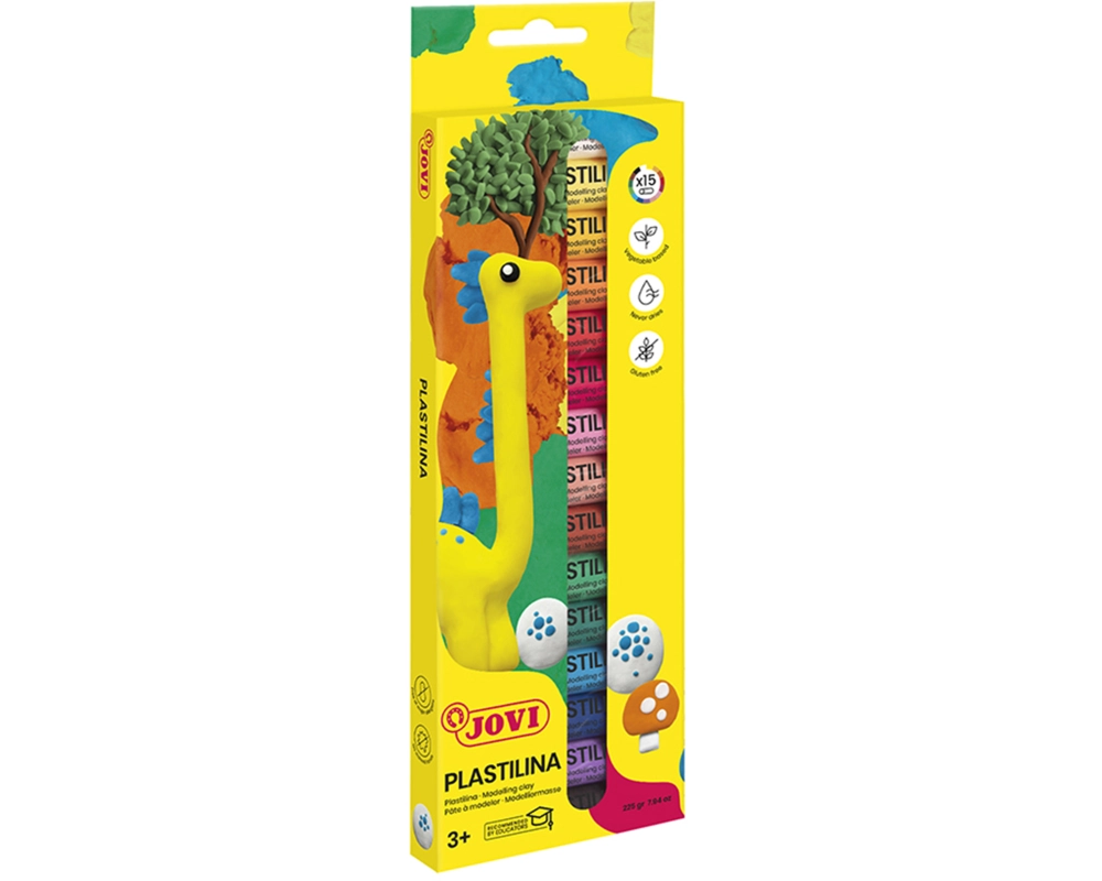 JOVI Knete 15x15g 510059015 Plastilina