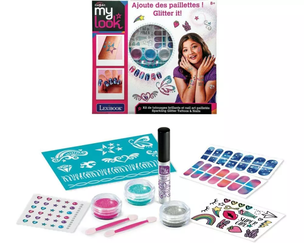 Cra-Z-Art Tätowierungsset My Look Mehrfarbig