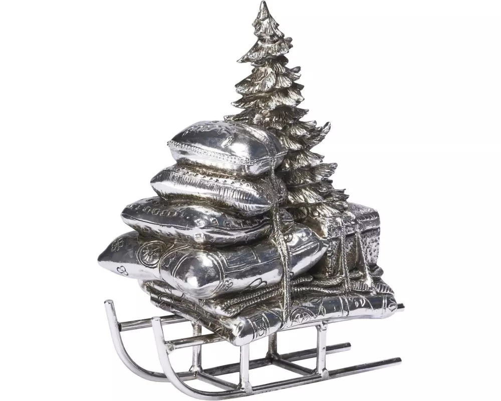 Lene Bjerre Deko Schlitten Serafina 17 cm, Silber