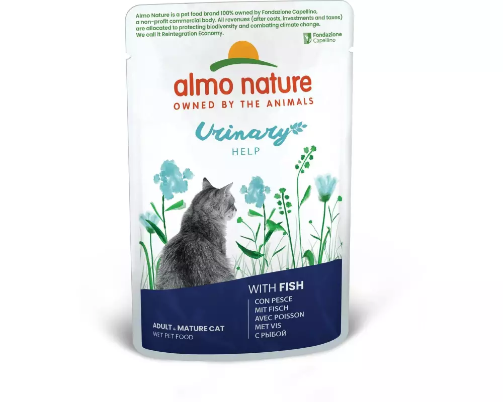 Almo Nature Nassfutter Holistic Functional Urinary Help mit Fisch 70 g