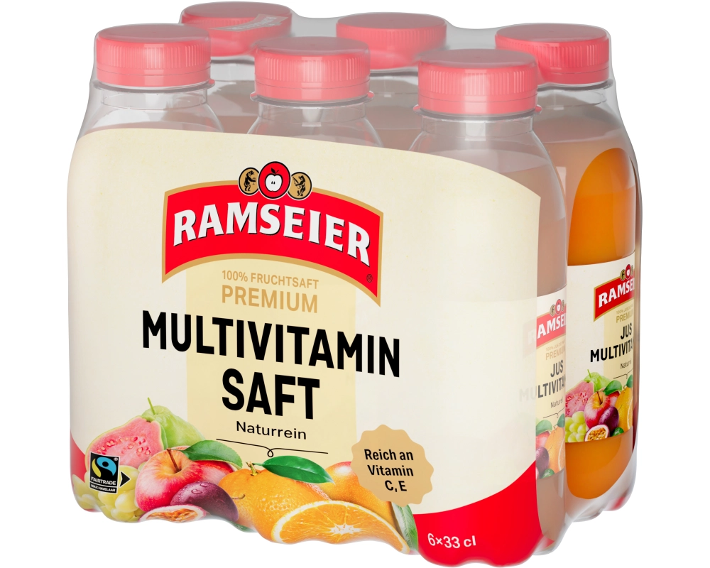 RAMSEIER Premium 100% Multivitamin 1089 33 cl, 6 Stk.