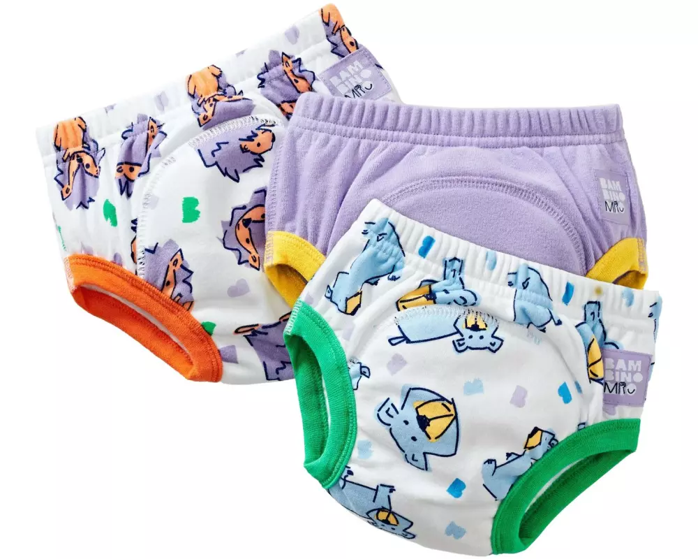 Bambino Mio Trainings-Unterhosen 3er Set Laute Tiere Grösse 3-4