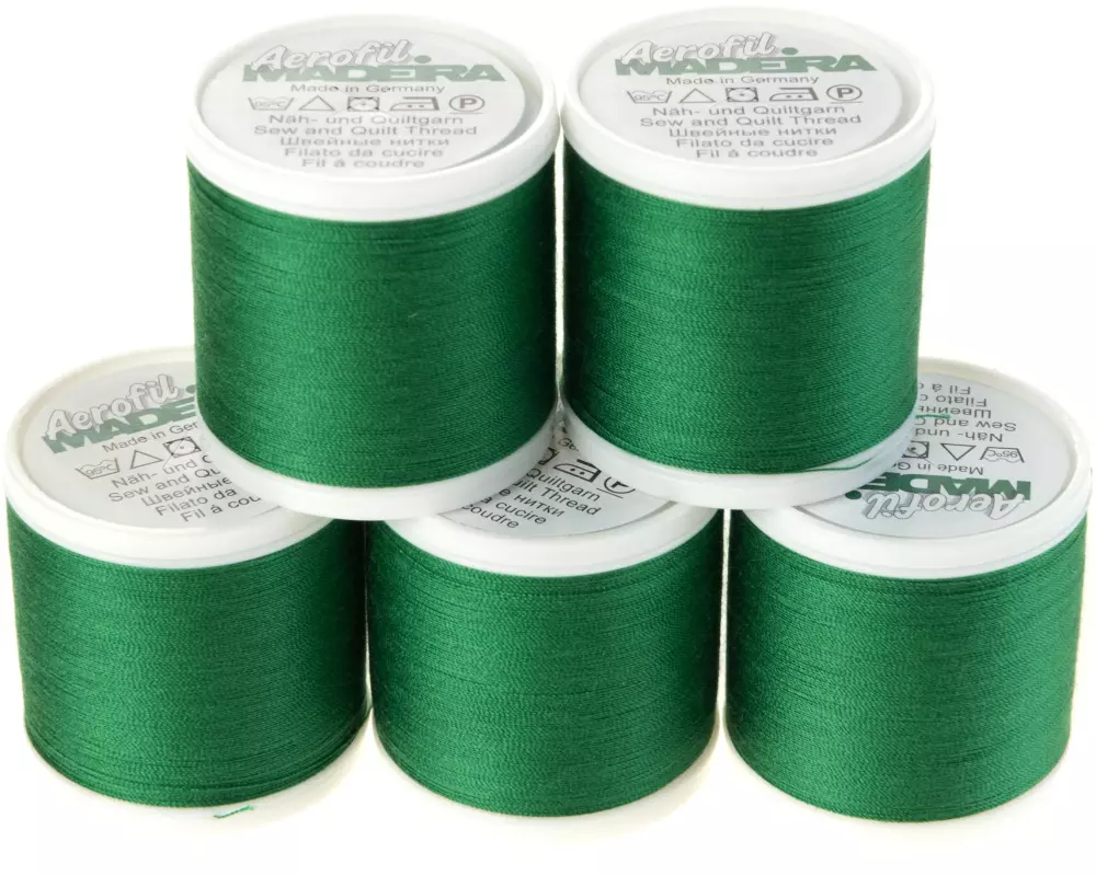 Madeira Näh-, Quilt und Overlockgarn Aerofil 120 Grün