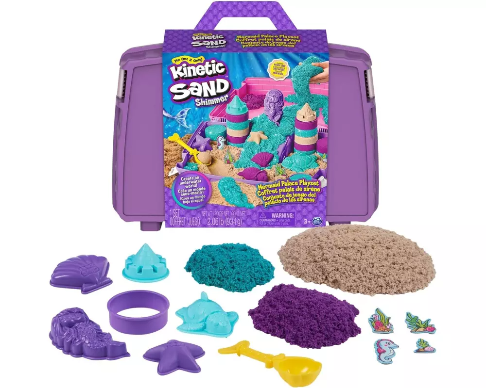 Spinmaster Kinetic Sand Mermaid Folding Box