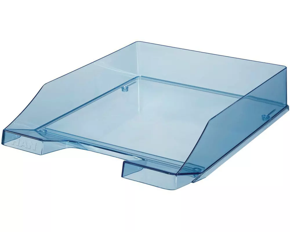 HAN Ablagekorb KLASSIK A4 Blau/Transparent
