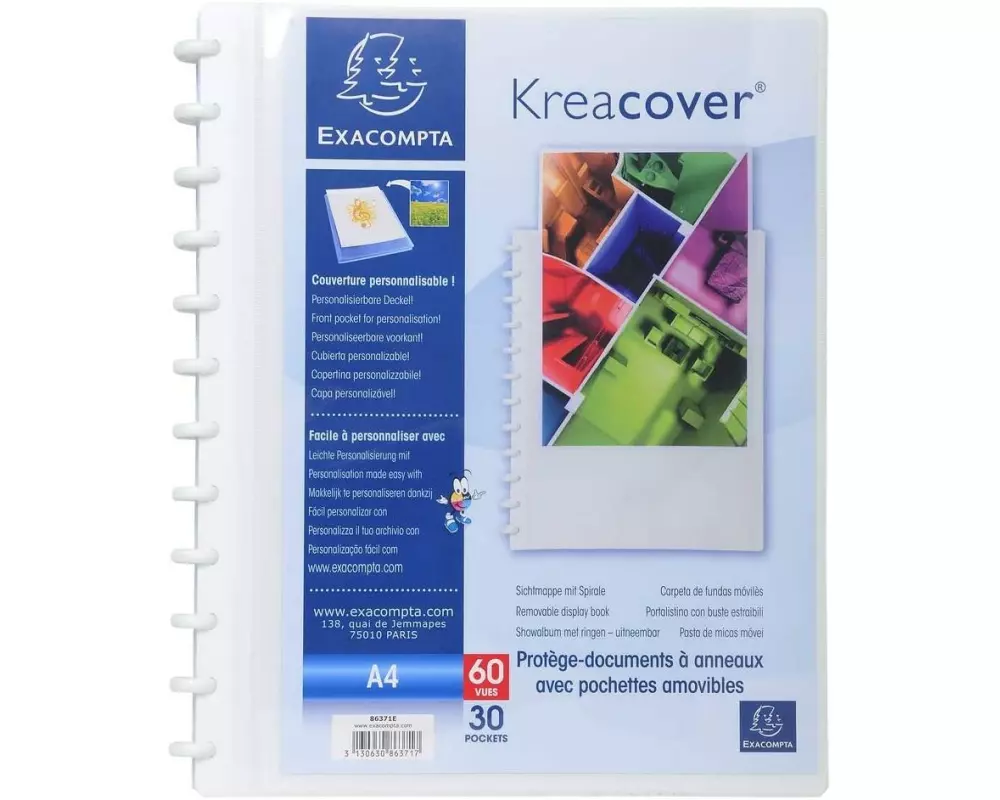 Exacompta Sichtbuch A4 Weiss