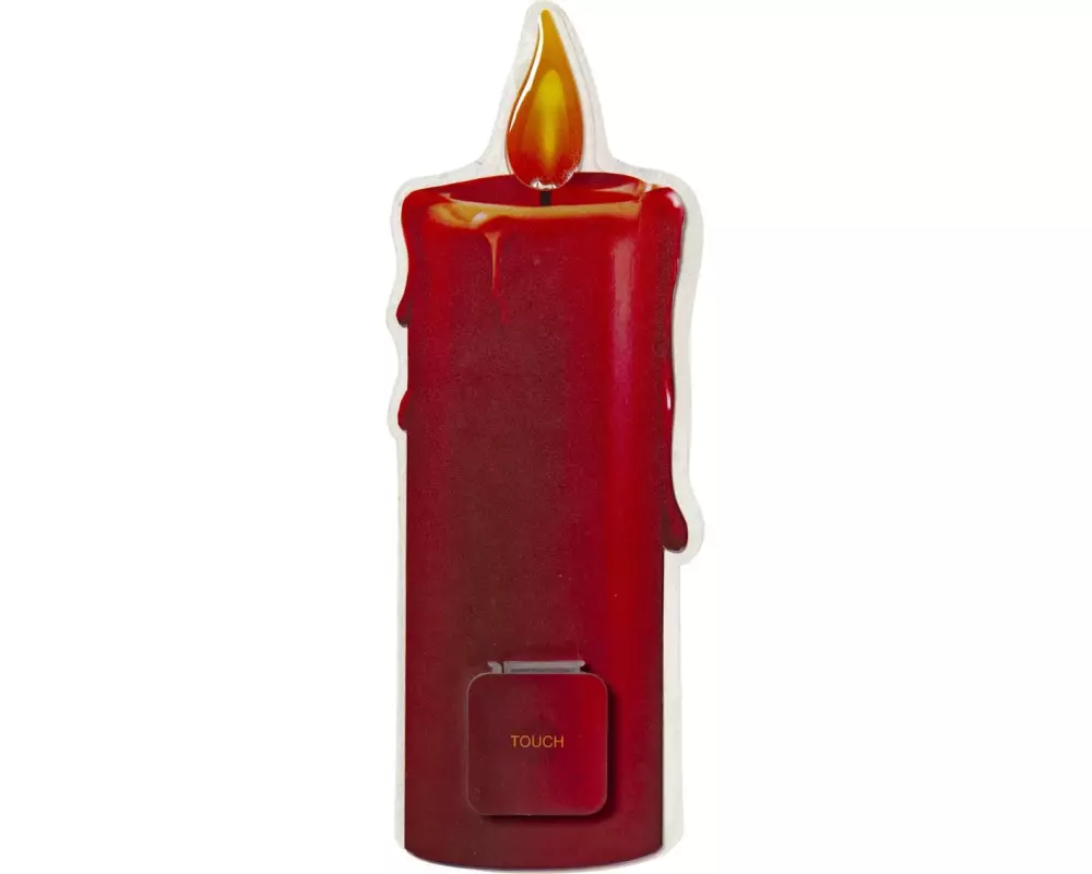 Star Trading Fensterdekoration Windo Kerze, 24 cm, Rot