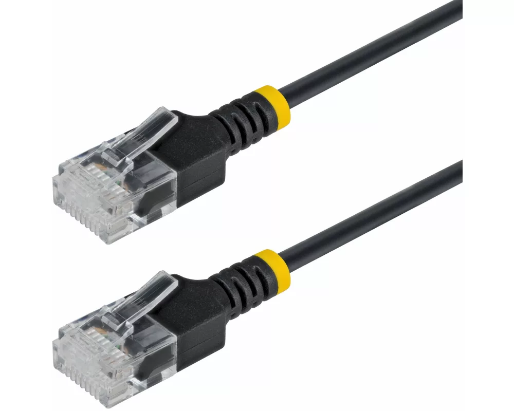 StarTech.com N6APATUTP34BKS3M Netzwerkkabel Schwarz 3 m Cat6a U/UTP (UTP)