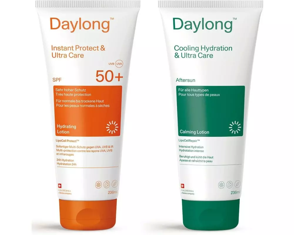 DAYLONG Cooling Hydration and Ultra Care Calming 2x 236 ml