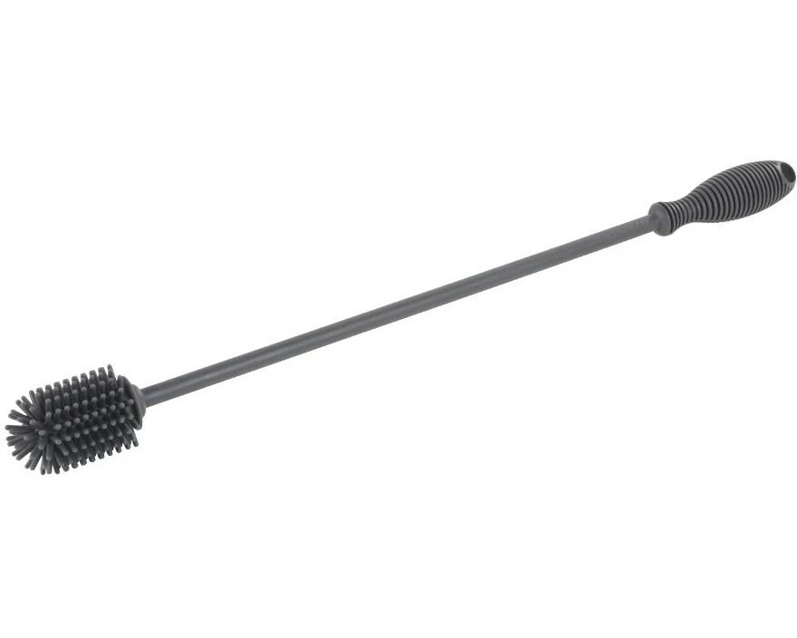 Wenko Silikon Flaschenbürste 38 cm Dunkelgrau