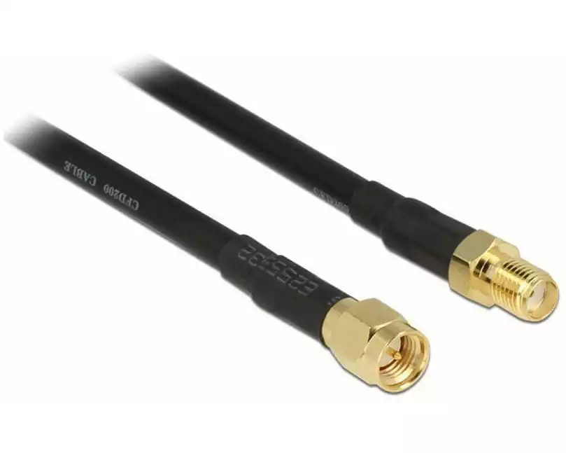 Delock Antennenkabel SMA zu SMA, 15 m