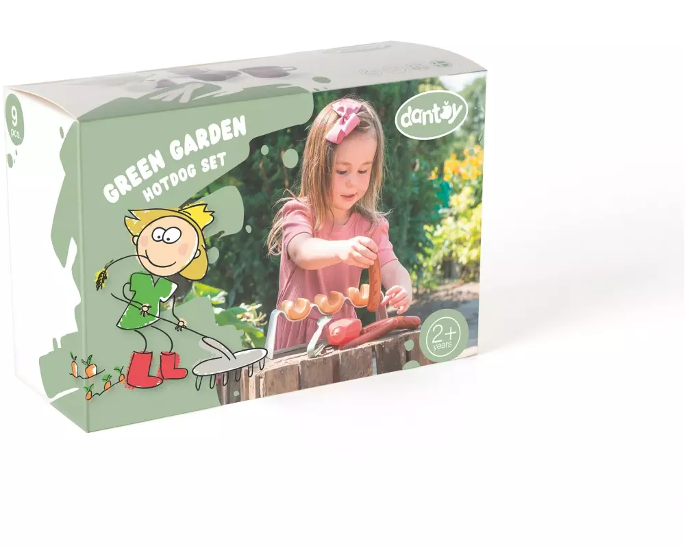 dantoy Green Garden Hot Dog Set