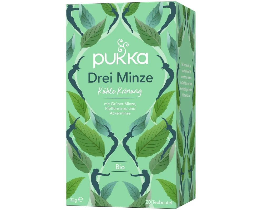 Pukka Teebeutel Bio-Tee Drei Minze 20 Stück