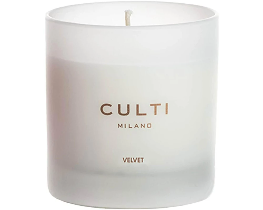 culti Velvet Duftkerze im Glas Weiss 270 g