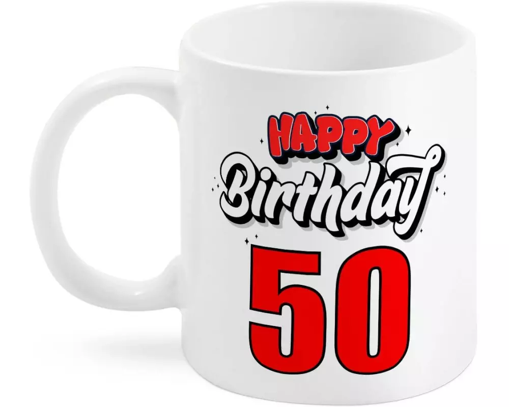 Trendcompany Tasse 50. Geburtstag