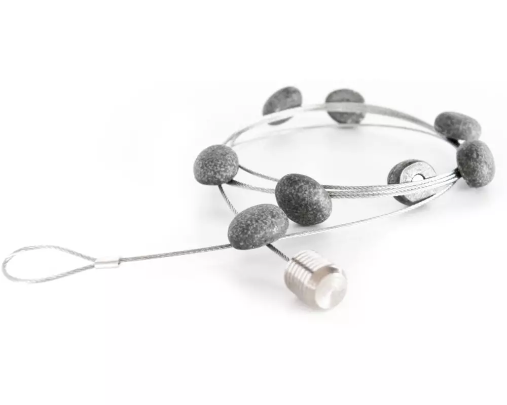 Trendform Fotoleine mit Magneten STONE Silber, 1 Stück