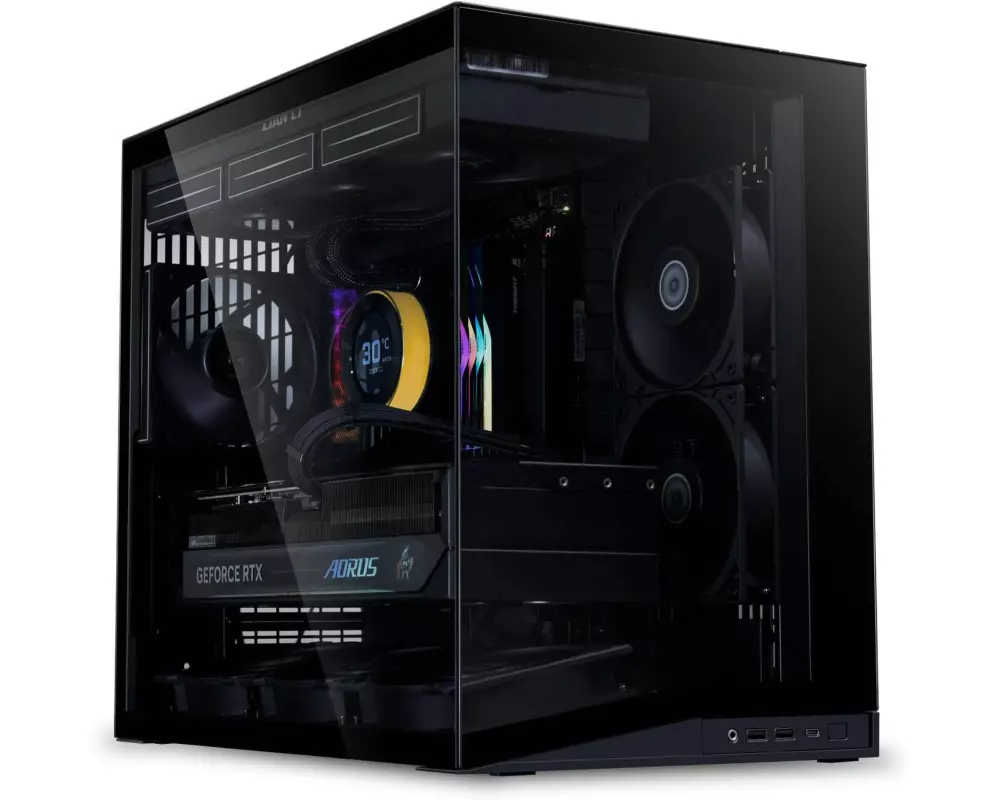 Lian Li PC-Gehäuse O11 Dynamic Mini V2 Flow Schwarz