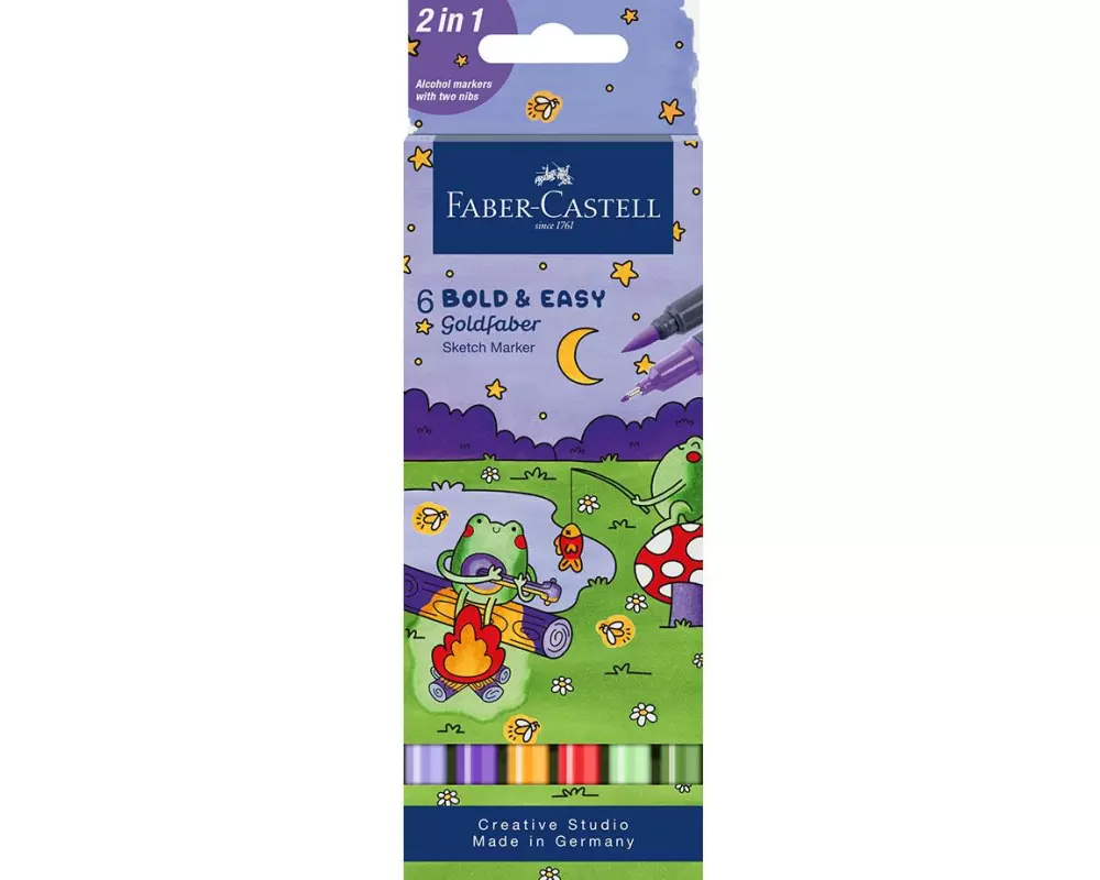 Faber-Castell Goldfaber Sketch Marker Bold Easy 6er Etui