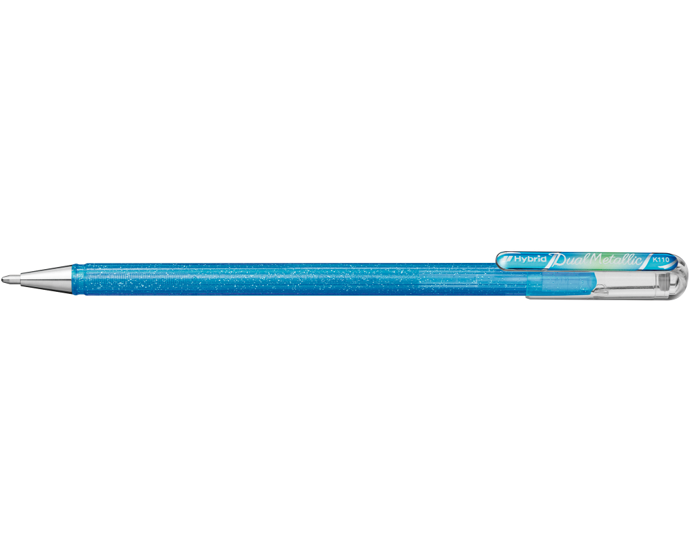PENTEL Roller Hybrid Metal 1mm K110-DMNX graublau/blau/silber