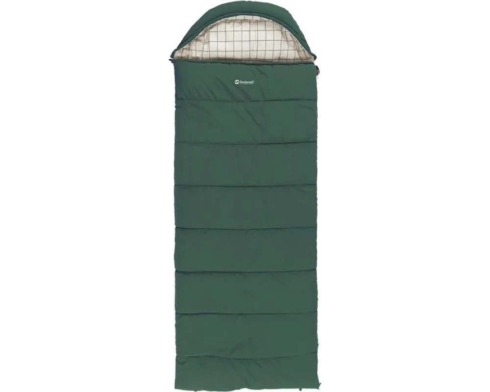 Outwell Schlafsack Camper Prime – Left zipper Polyester, Grün