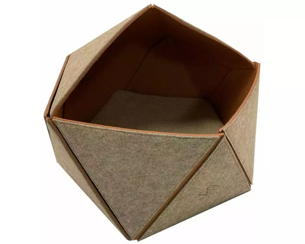 Ebi D&D Katzenhaus Logan, 51 x 41 cm, Braun