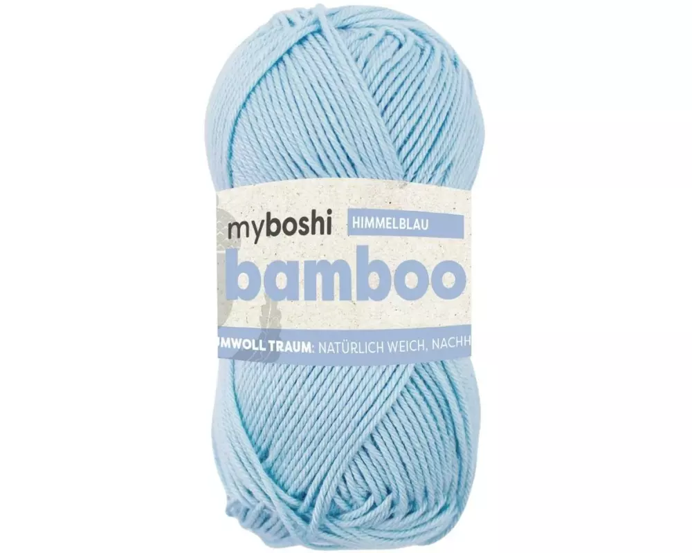 myBoshi Wolle Bamboo himmelblau