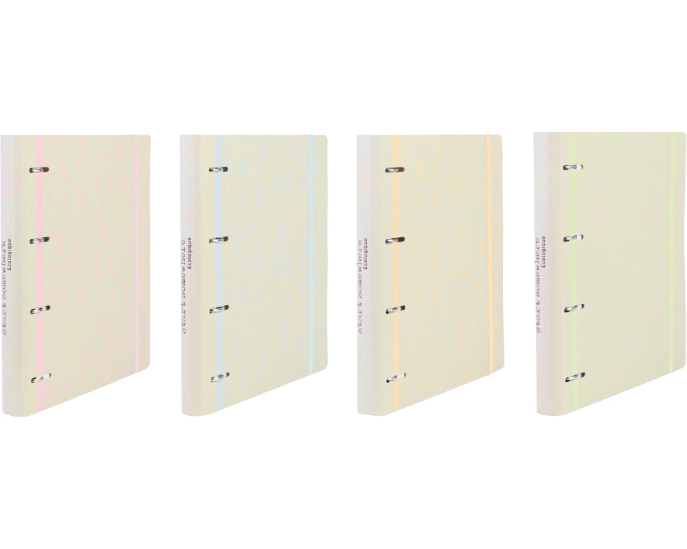 ANCOR Ringbuch A4 116021 ECOLOGIQUE, 4-Ring, liniert