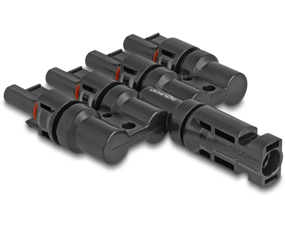 Delock DL4 Solar Konnektor 1x Stecker zu 4x Buchse, IP67