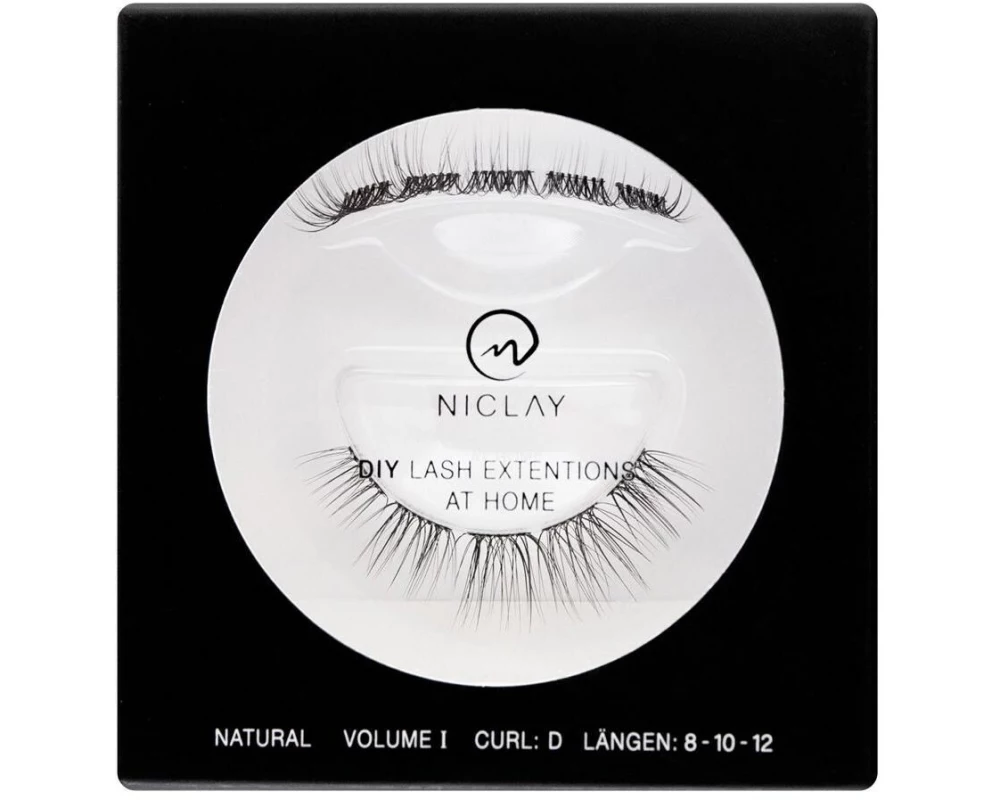 NICLAY Künstliche Wimpern DIY Lash Minibox natural