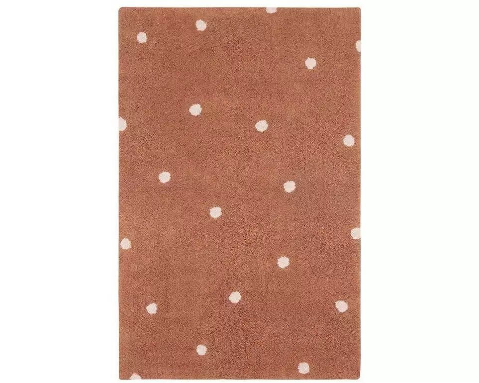 Lorena Canals Dekoteppich Mini Dot Chestnut 100 x 150 cm