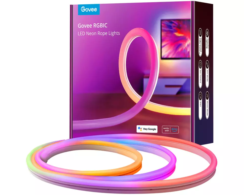 Govee LED Stripe Neon, 3 m, RGBIC