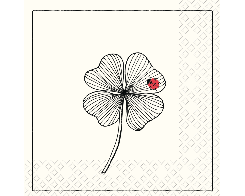 STEWO Serviette Luzie 2572527970 schwarz 33x33cm