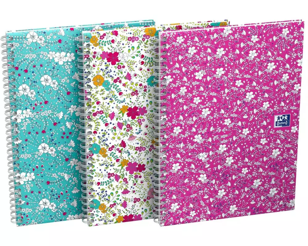 Oxford Notizbuch GO Floral B5 liniert