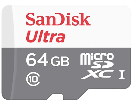SanDisk Ultra 64 GB Class 10/UHS-I (U1) microSDXC