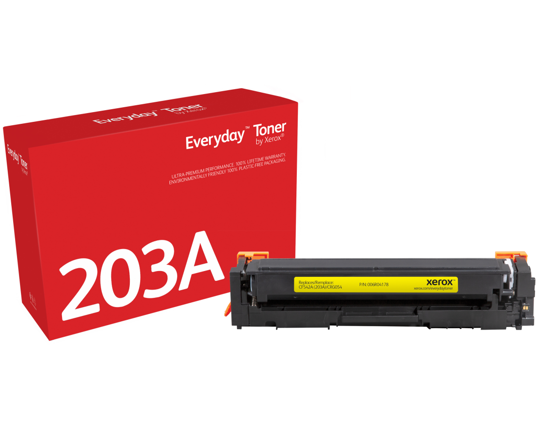 Everyday™ Gelb Tonermodul von Xerox kompatibel mit HP 203A (CF542A), Standardkapazität