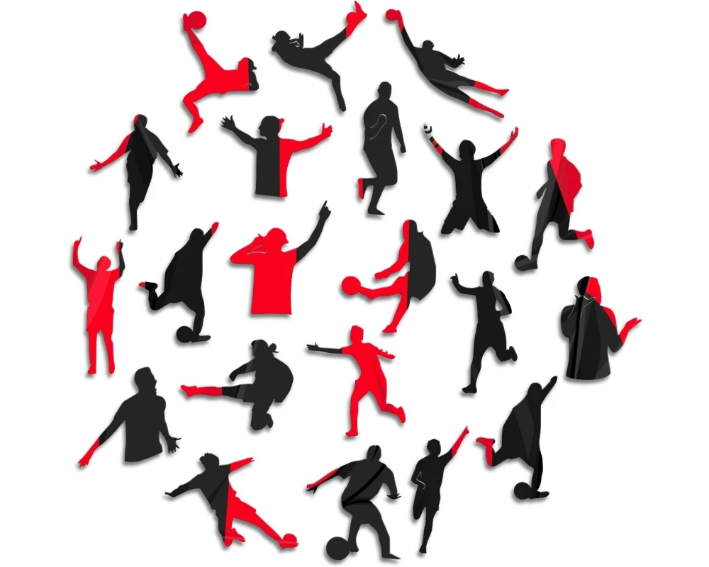 Iconic Puzzle Holz-Puzzle AC Milan – Trikot