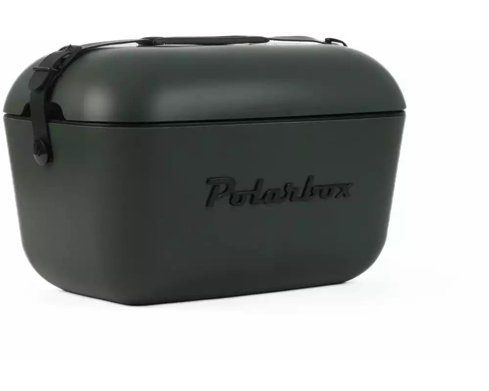 Polarbox Retro Cooler 12 l Waldgrün – Schwarz