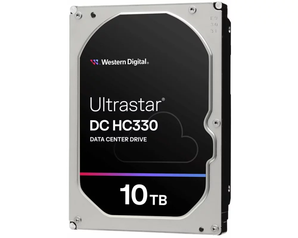 Western Digital Ultrastar DC HC330 10TB HDD SATA Ultra 256MB 7200RPM 512E TCG P3 DC HC330 3.5 inch 26.1mm Bulk - WUS721010ALE6L1