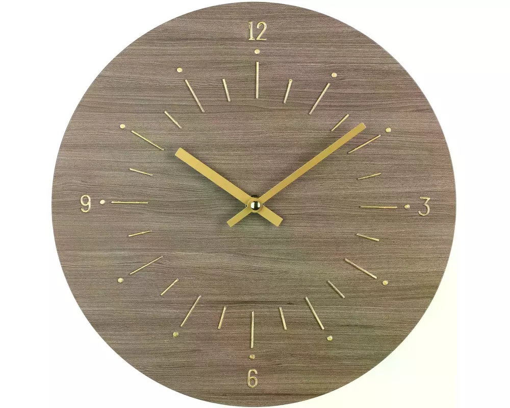 EGLO Wanduhr Takahagi Braun/Gold