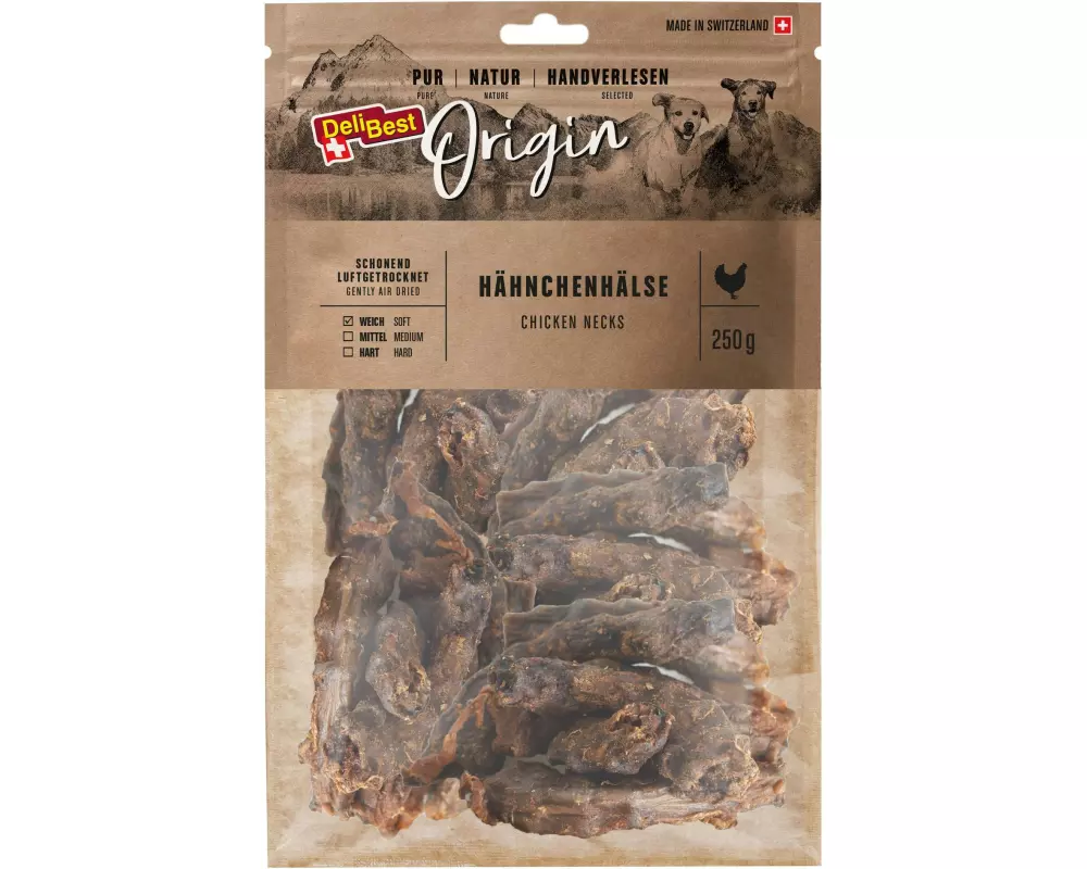 DeliBest Kausnack Hähnchenhälse 250 g
