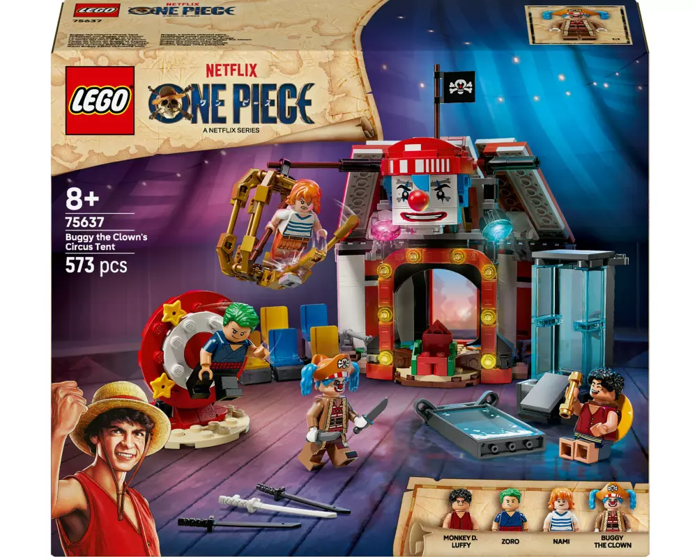 LEGO® Zirkuszelt von Buggy dem Clown 75637