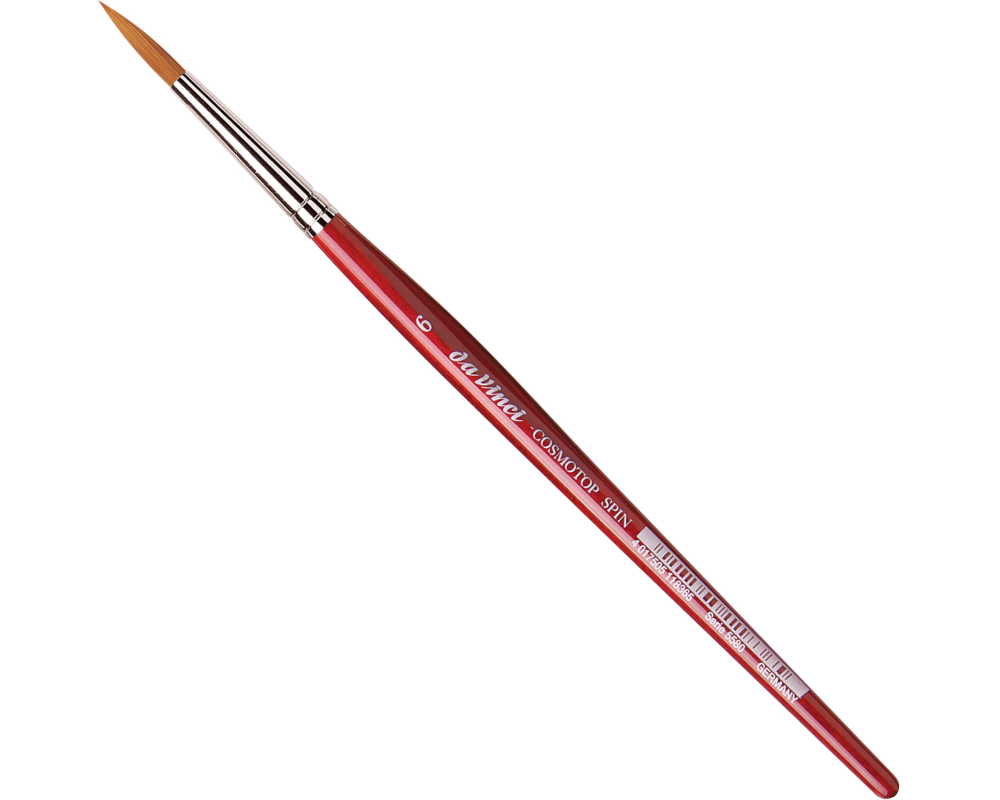 DA VINCI Rundpinsel Cosmotop Spin VA-5580_6 Grösse 6, Synthetik