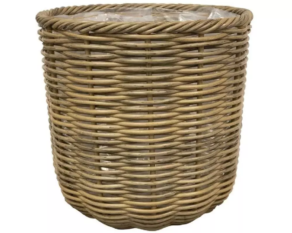CHALET Pflanzengefäss Korb Chalet S 23 cm, Nature