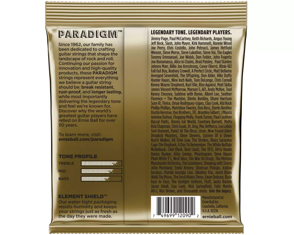 Ernie Ball Gitarrensaiten 2090 Para Bronze 80/20 – Extra Light 10-50