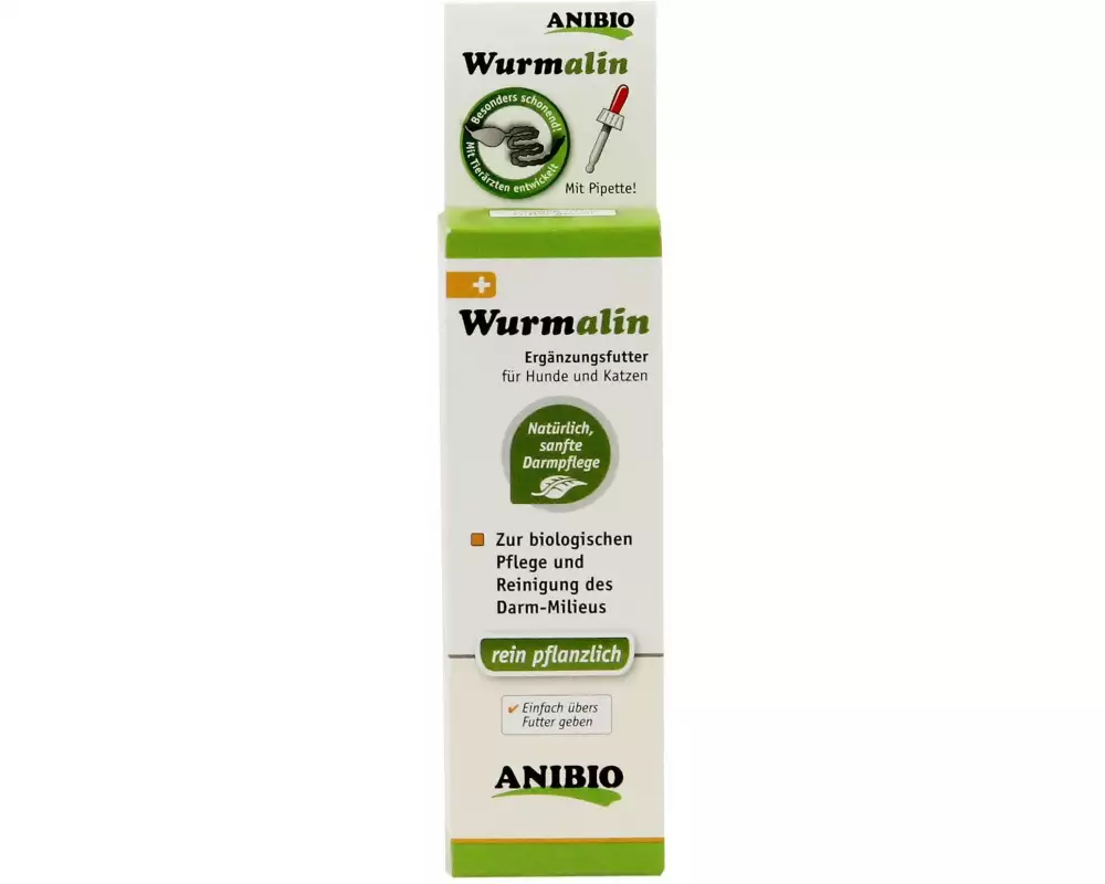 Anibio Hunde-Nahrungsergänzung Wurmalin 50 ml