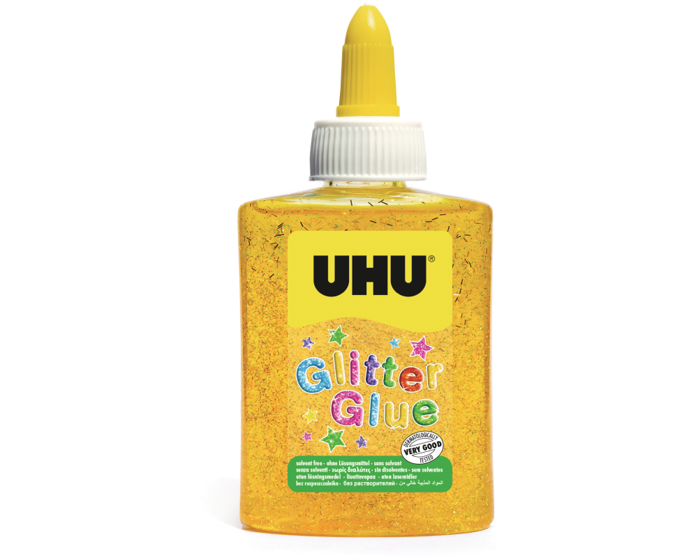 UHU Glitter Glue 49970 gelb
