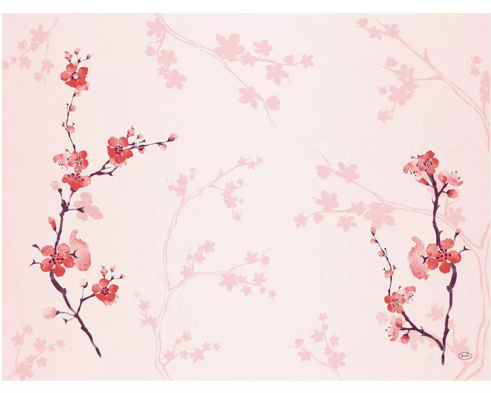 Duni Tischset Cherry Breeze 250 Stück, 30 cm x 40 cm, Rosa