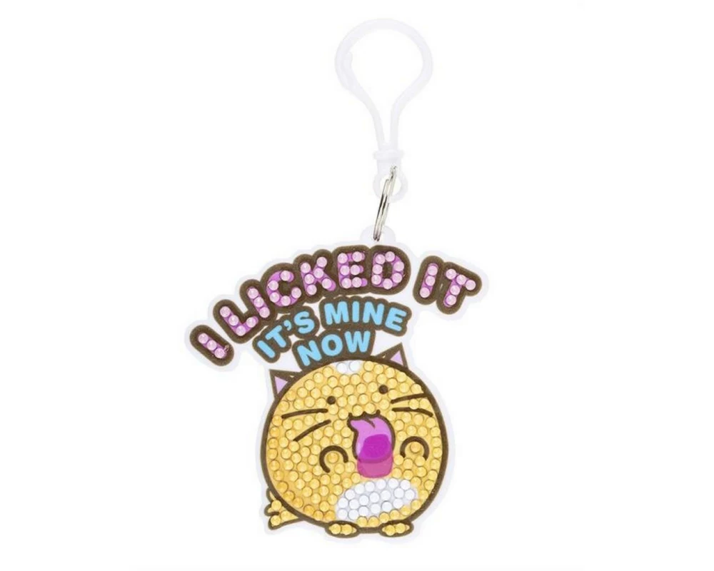 CRAFT Buddy I Licked It, Crystal Art Rucksack Anhänger mehrfarbig