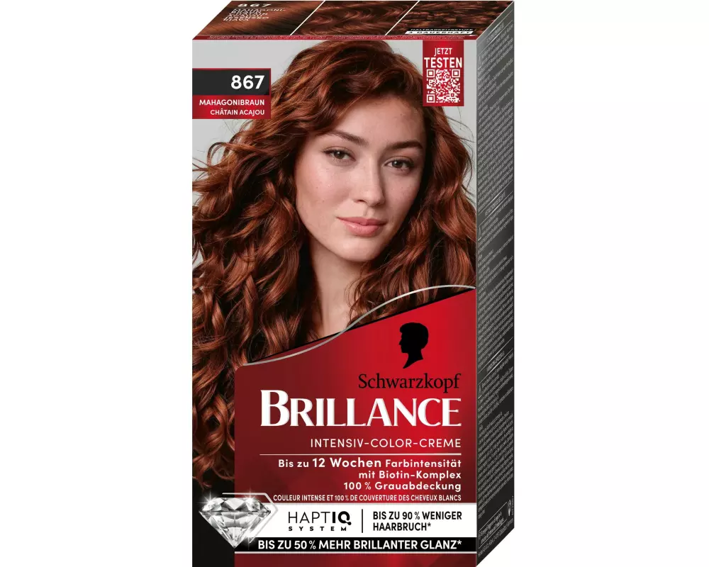Schwarzkopf BRILLANCE Haarcoloration Brillance 867 Mahagoni-Braun