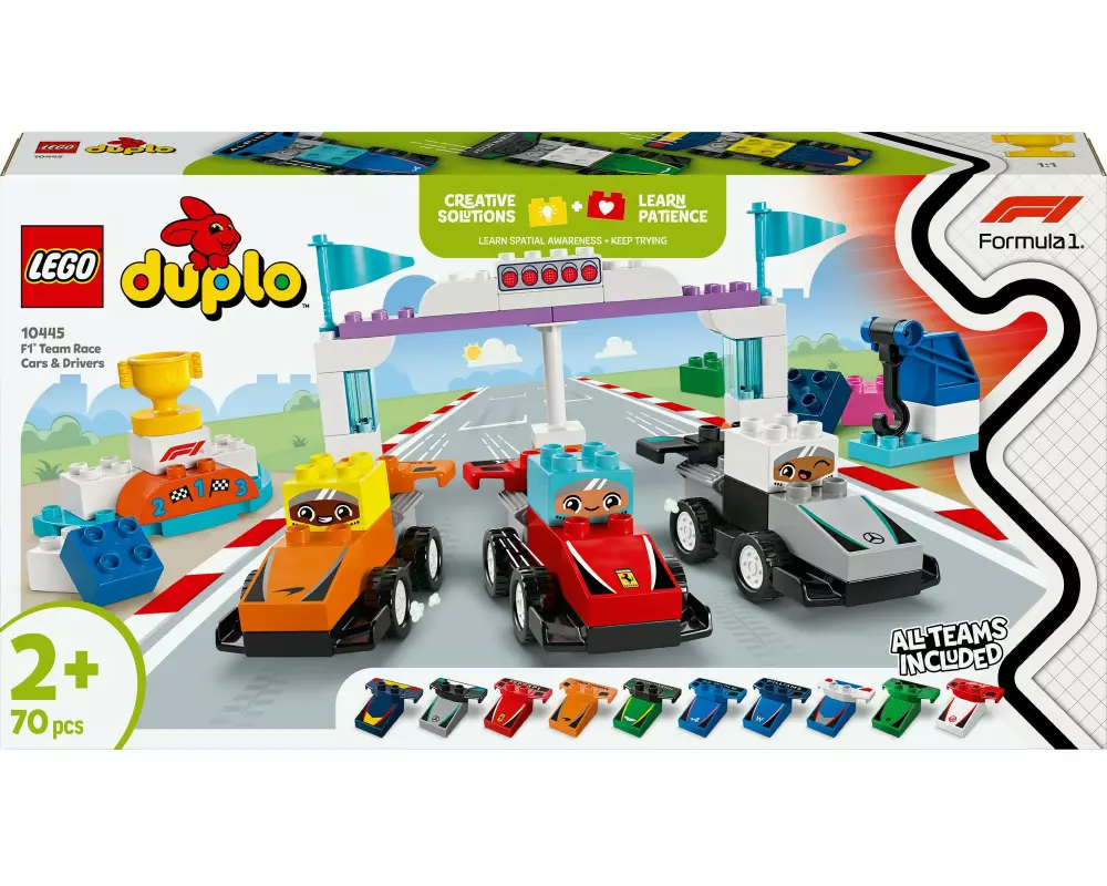 LEGO® DUPLO® F1 Team Race Cars and Drivers 10445